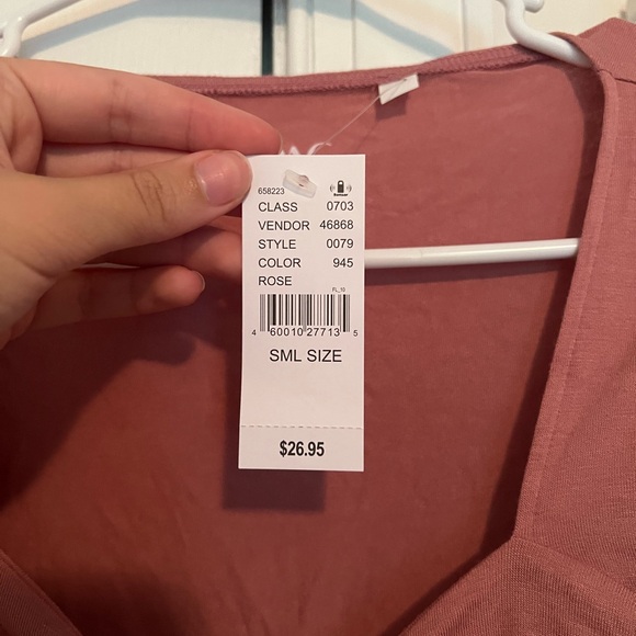 PacSun Ruffle Flutter T-Shirt Pink - Picture 4 of 6